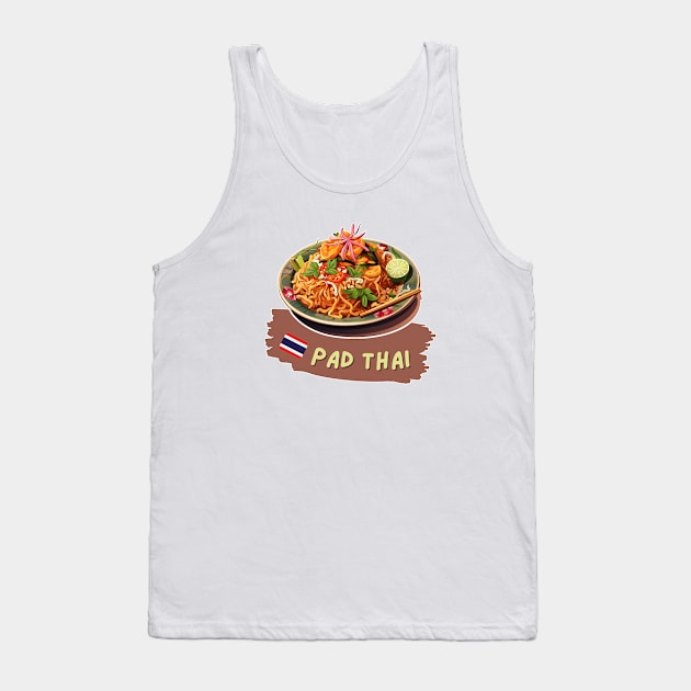 Pad Thai | Traditional Thai food Tank Top by ILSOL